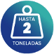 HASTA 2 TONELADAS